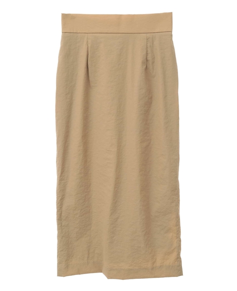 ペプラムベルトストレッチタイトスカート 詳細画像 キャメル 12