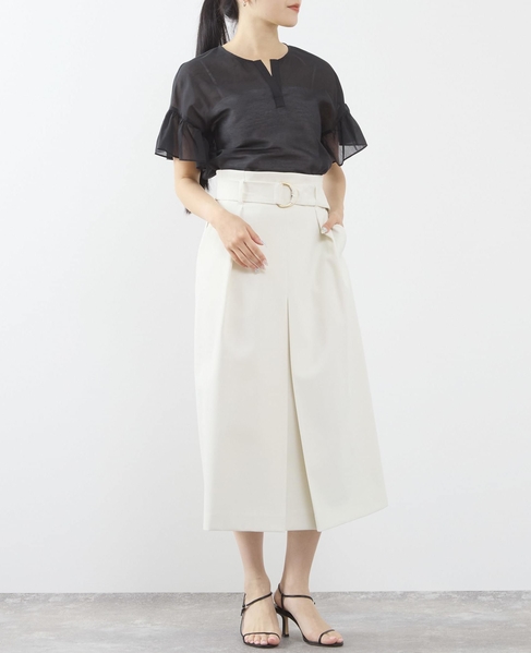 ゴールドベルトボックススカート 詳細画像 ホワイト 2
