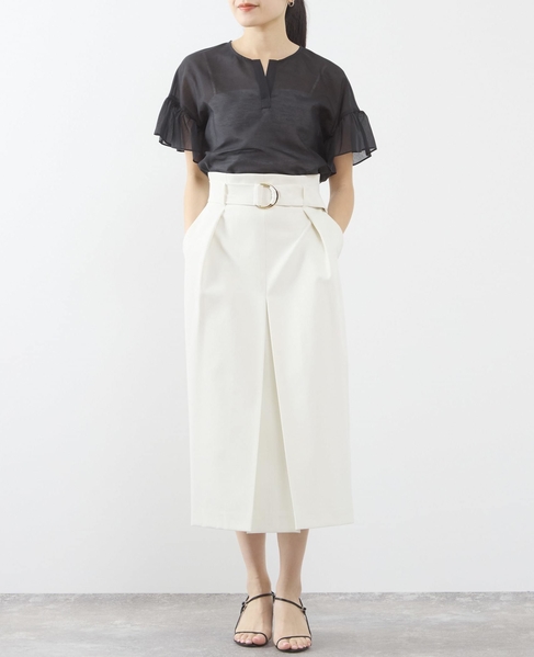 ゴールドベルトボックススカート 詳細画像 ホワイト 4