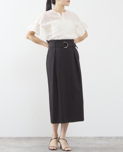 ゴールドベルトボックススカート 詳細画像 ブラック 2