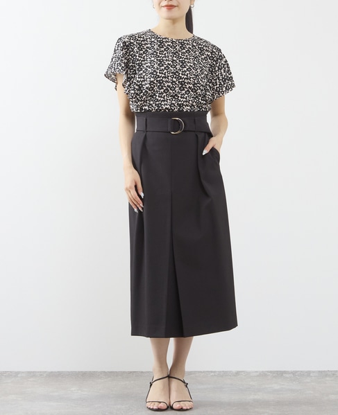 ゴールドベルトボックススカート 詳細画像 ブラック 5