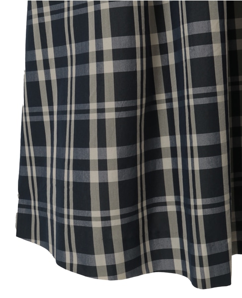 ハイウエストタックフレアスカート 詳細画像 チェック 12