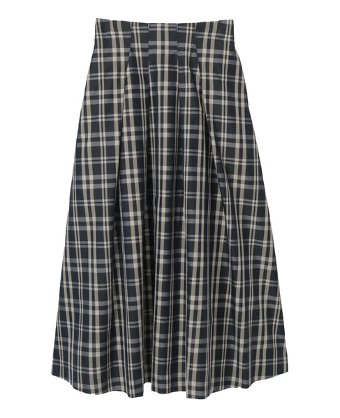 ハイウエストタックフレアスカート 詳細画像 チェック 7