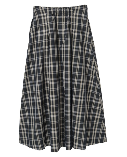 ハイウエストタックフレアスカート 詳細画像 チェック 8