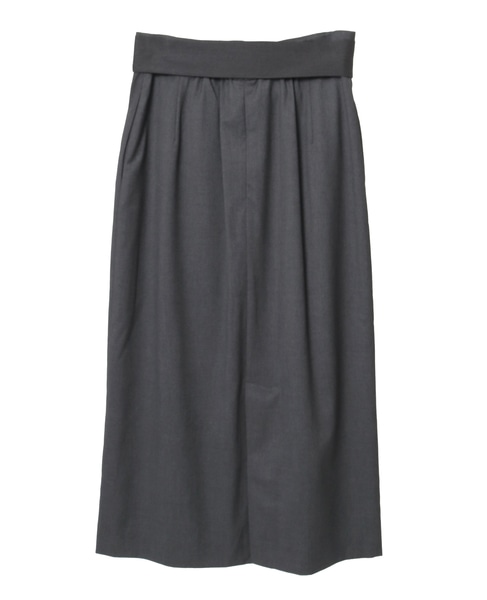 リボンラップタイトスカート 詳細画像 チャコールグレー 10