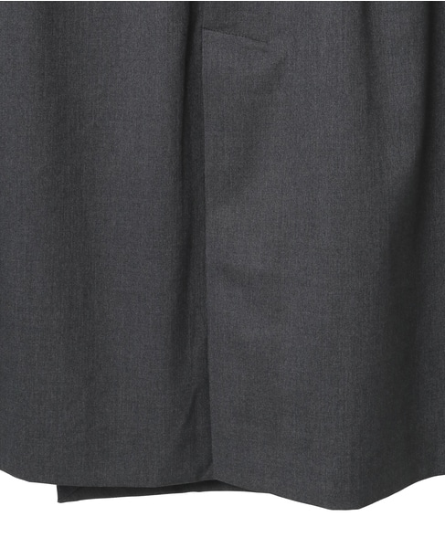 リボンラップタイトスカート 詳細画像 チャコールグレー 14