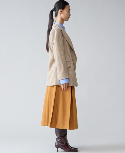 カルゼタックフレアスカート 詳細画像 オレンジキャメル 10