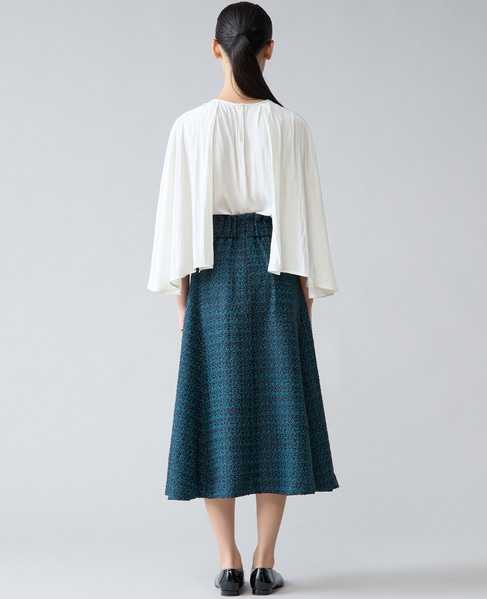 セミフレアスカート 詳細画像 ターコイズ 6
