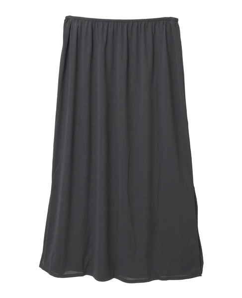 レオパードプリントギャザーフレアスカート 詳細画像 ブラック 10