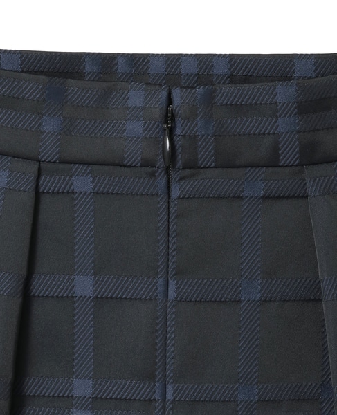 メモリータフタチェックスカート 詳細画像 ネイビー 6