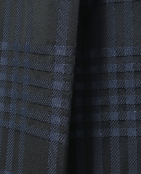 メモリータフタチェックスカート 詳細画像 ネイビー 7