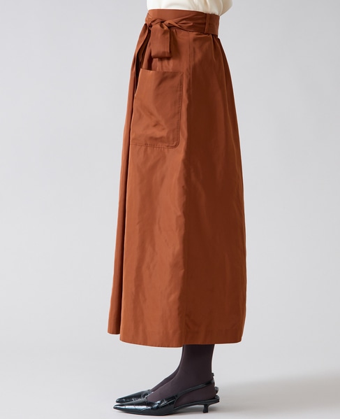 ギャザータイトスカート 詳細画像 ブラウン 14