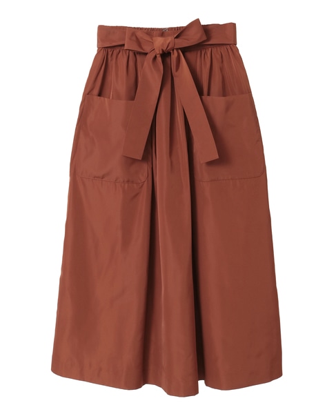 ギャザータイトスカート 詳細画像 ブラウン 16