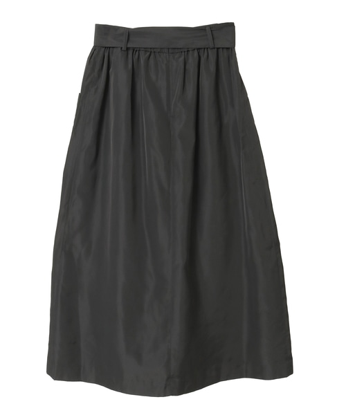 ギャザータイトスカート 詳細画像 ブラック 3