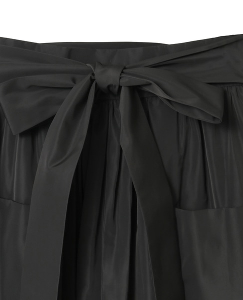 ギャザータイトスカート 詳細画像 ブラック 4