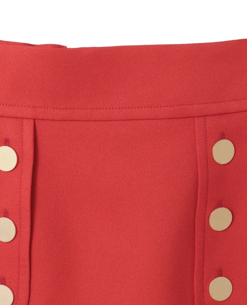 ヨークボタンスカート 詳細画像 レッド 20