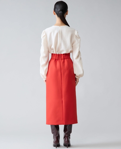 ヨークボタンスカート 詳細画像 レッド 6