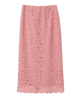 Iラインレースタイトスカート