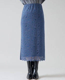 Iラインレースタイトスカート