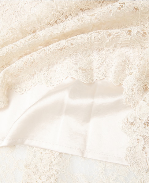 Iラインレースタイトスカート 詳細画像 アイボリー 11