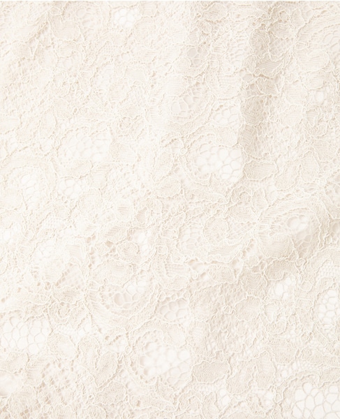 Iラインレースタイトスカート 詳細画像 アイボリー 14