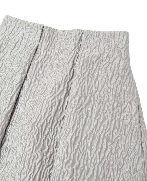 ジャガードタックフレアスカート 詳細画像 グレー 3