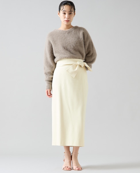 リボンタイトスカート 詳細画像 イエロー 7