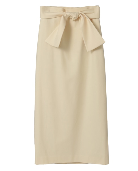 リボンタイトスカート 詳細画像 イエロー 8