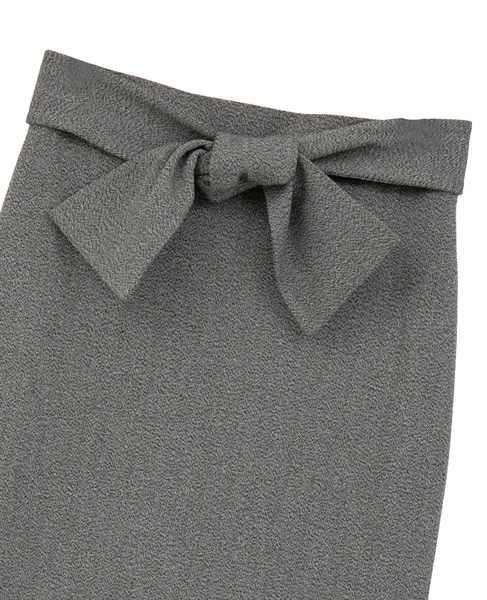 リボンタイトスカート 詳細画像 ブラック 3