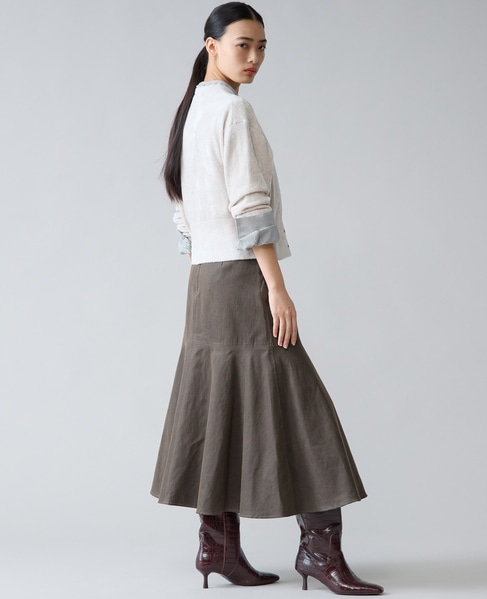 レース前立てカーディガン 詳細画像 アイボリー 13