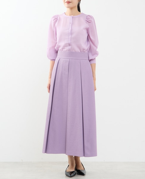 グロッシーシアーカーディガン 詳細画像 ラベンダー 2