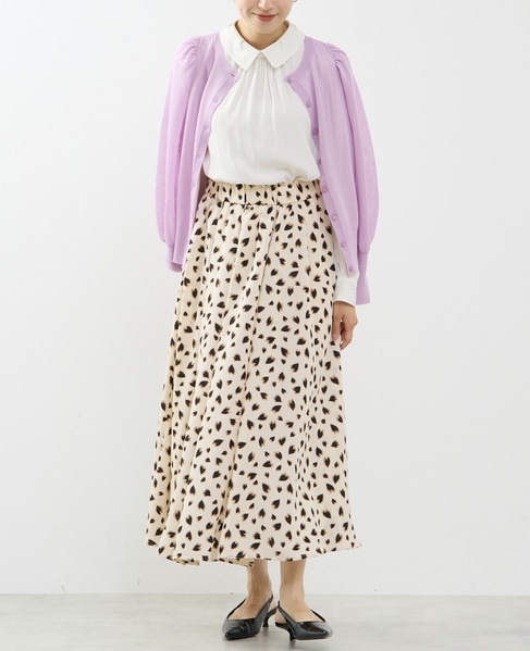 グロッシーシアーカーディガン 詳細画像 ラベンダー 5