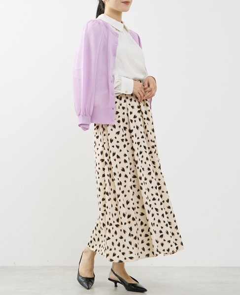 グロッシーシアーカーディガン 詳細画像 ラベンダー 6