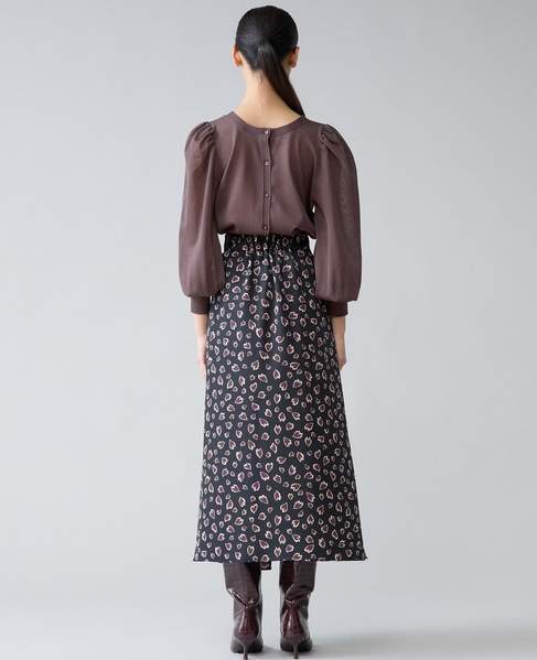 グロッシーシアーカーディガン 詳細画像 ブラウン 6