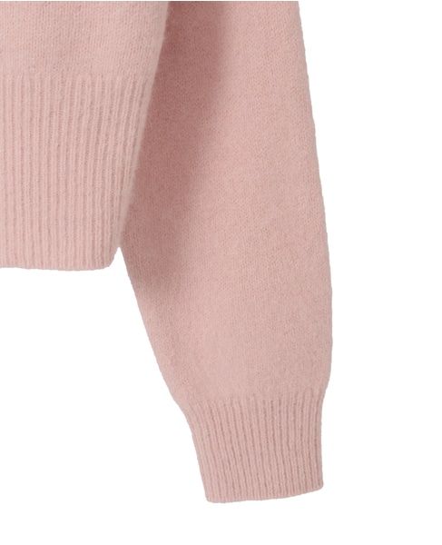 FOXアルパカパールカーディガン 詳細画像 ピンク 9