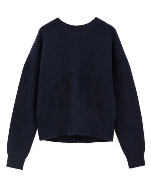 FOXアルパカパールカーディガン 詳細画像 ネイビー 2