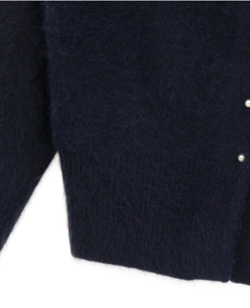 FOXアルパカパールカーディガン 詳細画像 ネイビー 5