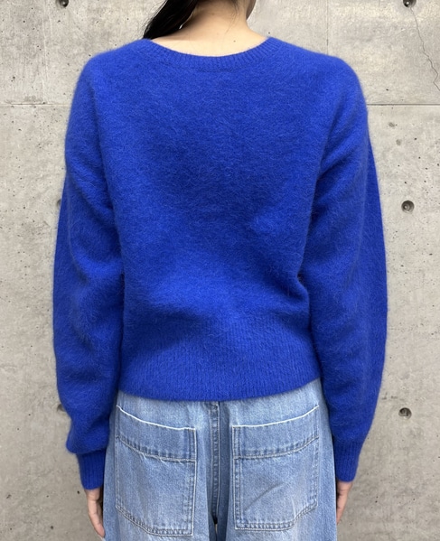 FOXアルパカパールカーディガン 詳細画像 ブルー 2