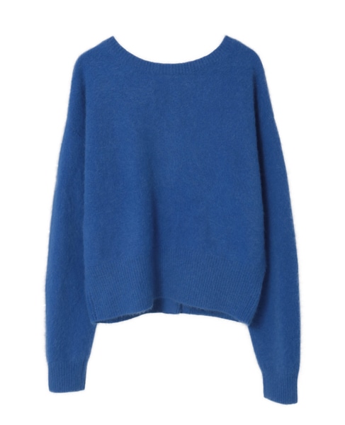 FOXアルパカパールカーディガン 詳細画像 ブルー 4