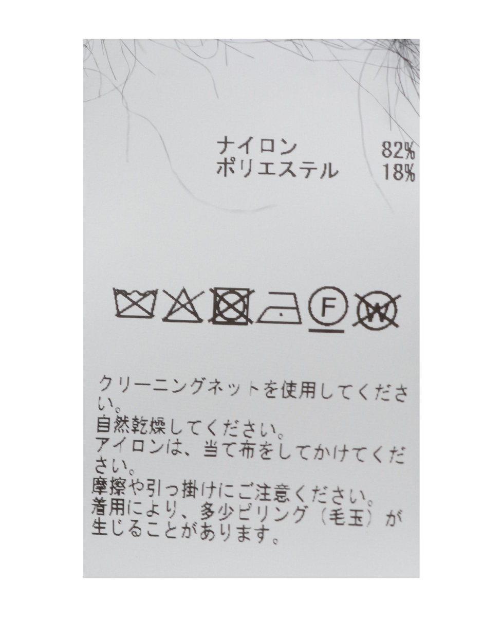 フェザーバイカラーニットジャケット 詳細画像 ブラック 21