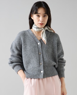 ラメウールカーディガン