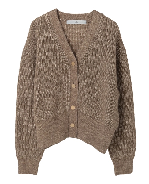 ラメウールカーディガン 詳細画像 モカ 12