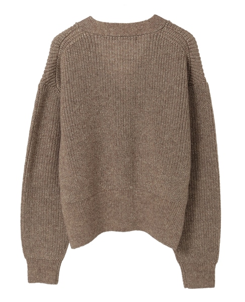 ラメウールカーディガン 詳細画像 モカ 13