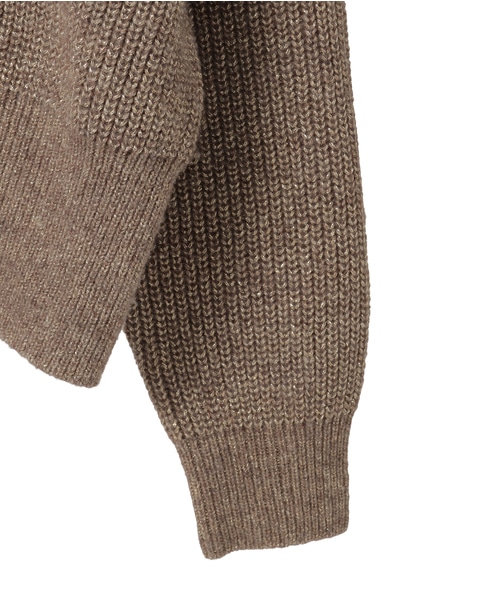 ラメウールカーディガン 詳細画像 モカ 15