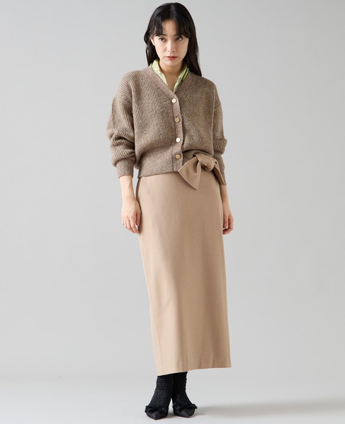 ラメウールカーディガン 詳細画像 モカ 4