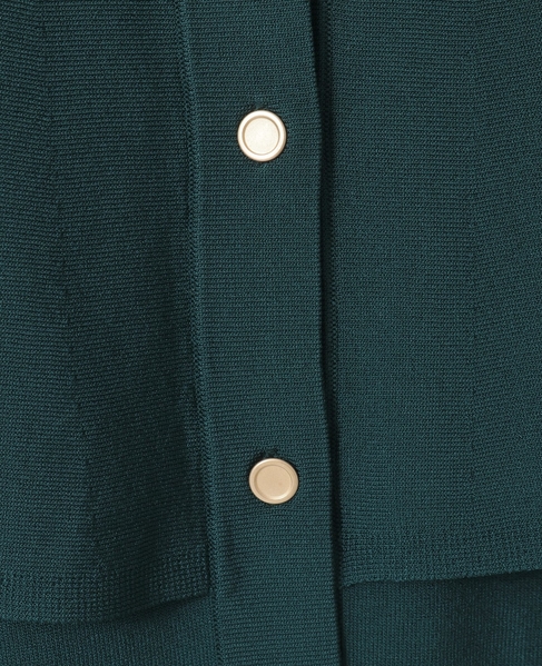 ケープカラーニット 詳細画像 グリーン 9