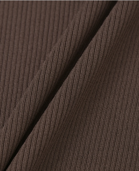 ハイネックリブニット 詳細画像 ブラウン 6