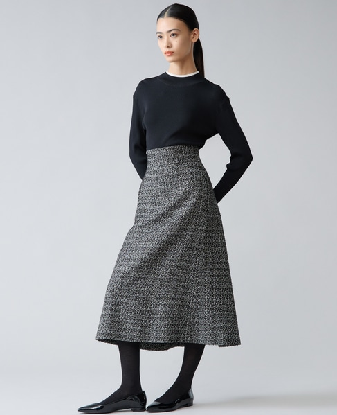 ハイネックリブニット 詳細画像 ブラック 4