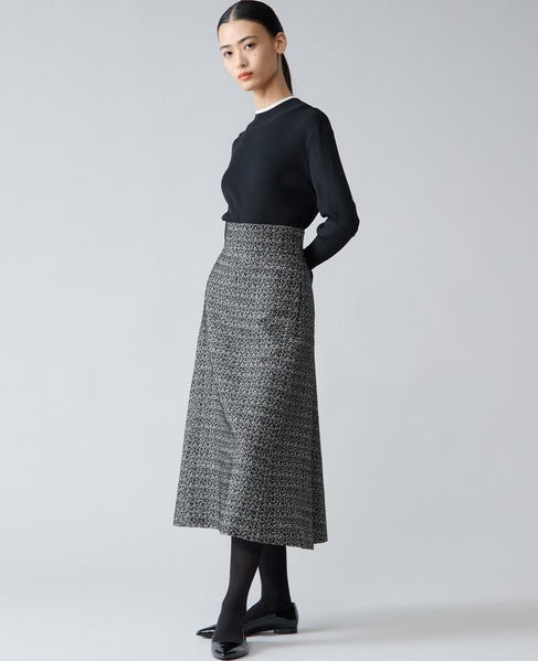 ハイネックリブニット 詳細画像 ブラック 5