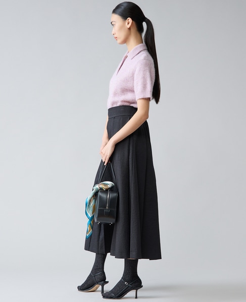 アルパカMIX衿ニット 詳細画像 ラベンダー 6